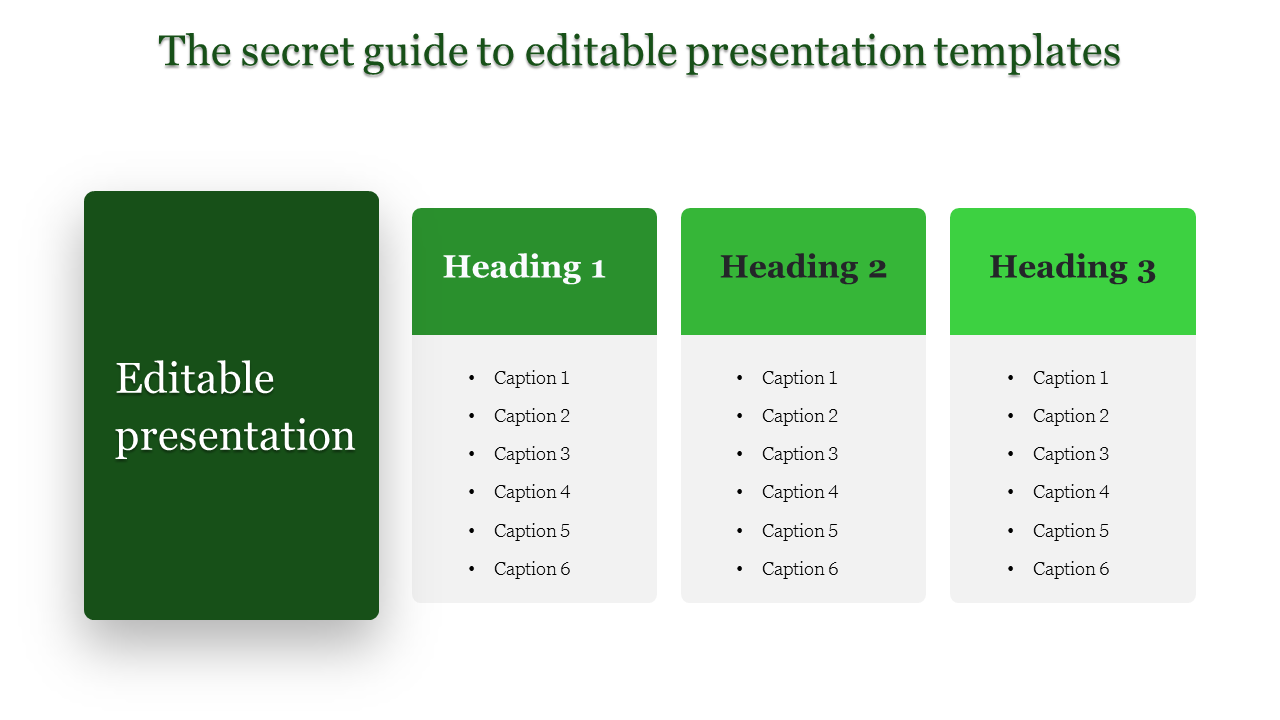 Editable Presentation Templates and Google Slides Themes